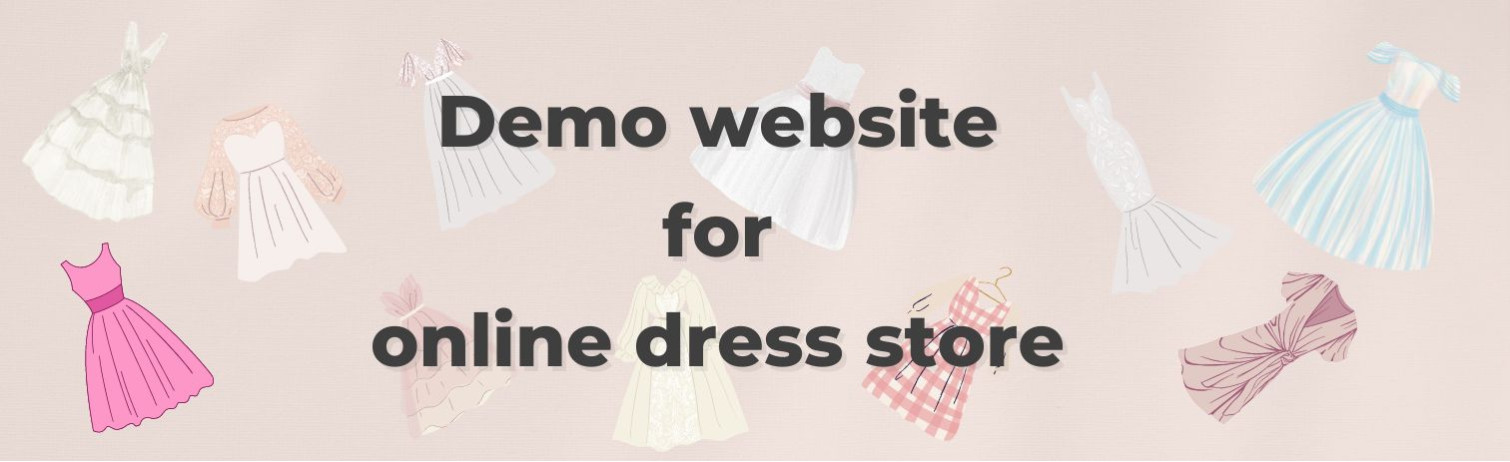 Demo website for online dress store